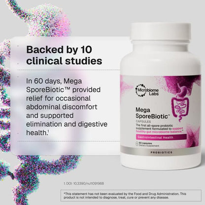 MegaSporeBiotic™ 60 capsules（Old/New Packaging Shipped Randomly）