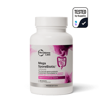 MegaSporeBiotic™ 60 capsules（Old/New Packaging Shipped Randomly）